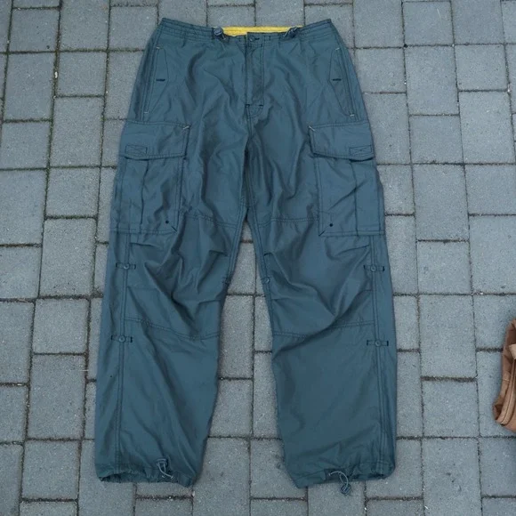 Vintage GAP Parachute Cargo Pants Mens Medium  Techwear Gorpcore Y2K Utility