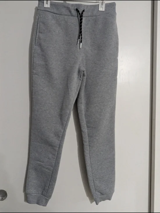 Women's/Men's ( Unissex )Gray Fleece Jogger Sweatpants - Unbranded
