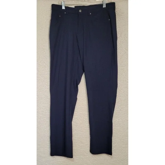 Greg Norman Pants Mens‎ Size 32 x 30 Blue 5-Pocket New NWT Stretch 1408