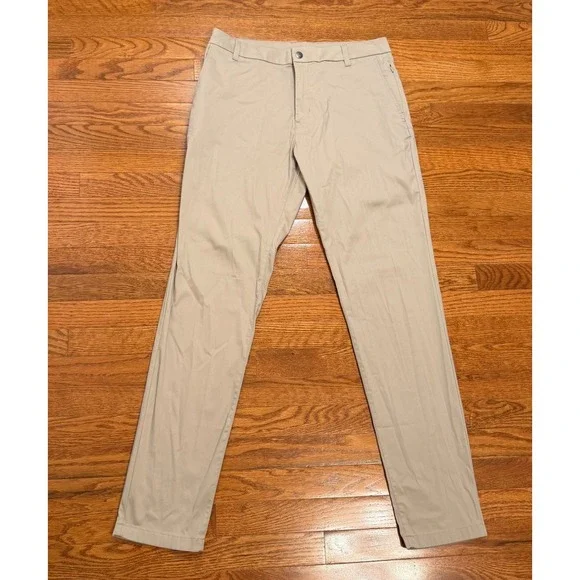 Birddogs Chino Pants Mens 34x34 Khaki Tan Stretch Cotton Blend Casual Golf