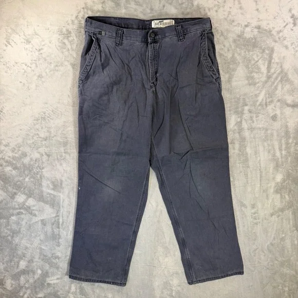 Carhartt FR Work Pants‎ Men's Size 36x30 Navy Blue Flame Resistant Pants