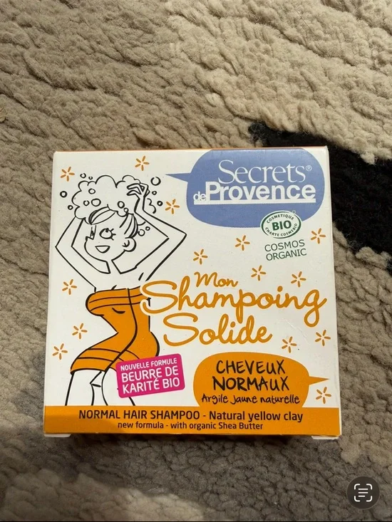 Secrets de Provence Mon Shampoing Solide - Yellow & White Packaging
