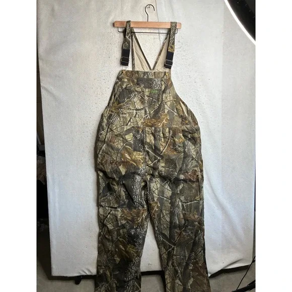 Remington Mens XL Realtree Hardwoods Camo Hunting Bib Overalls GCX001-WRE-RTH-XL