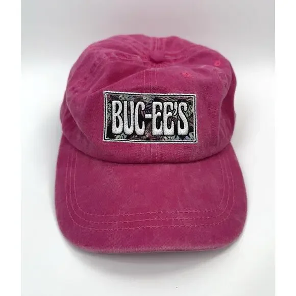 Buc-ee's Logo Pink Womens Adjustable Hat Cap Bucky Buc-ee Beaver Gas‎ Station