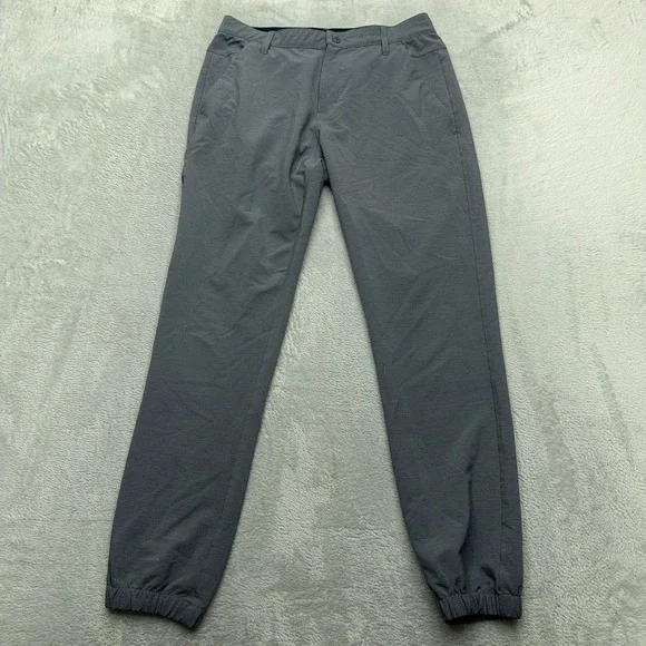 BYLT Everyday Pant Mens 30 Grey Jogger Performance Slim Fit Athletic Tapered