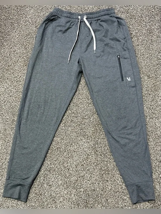 Vuori Sunday Performance Jogger V416 Men’s Small Gray Heather Athletic Sweatpant