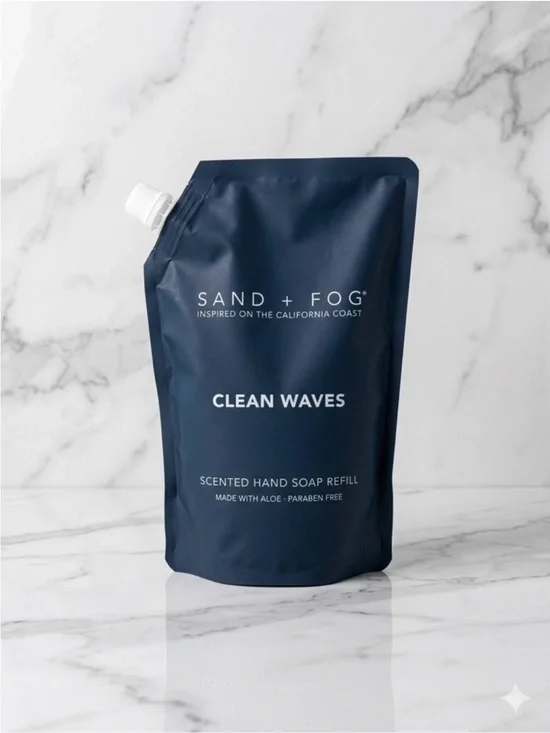Sand + Fog Clean Waves Scented Hand Soap Refill - Navy
