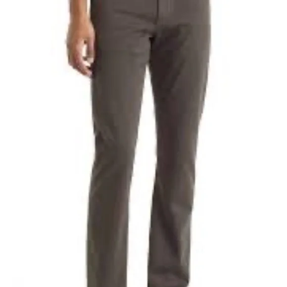 DL1961 Dark Green /‎ Brown Men's Slim Straight Pant Size 33X30
