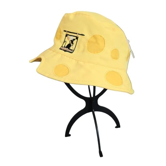 NWOT Disney Parks Ratatouille Remy Cheese Bucket Hat yellow One Size collectible