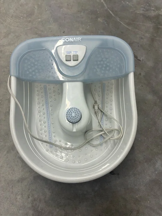 Conair Electric Foot Spa Bath Massager - Light Blue & White