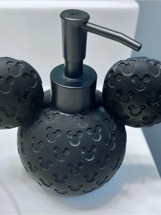 Disney Black Mickey Head Silicone Soap Pump