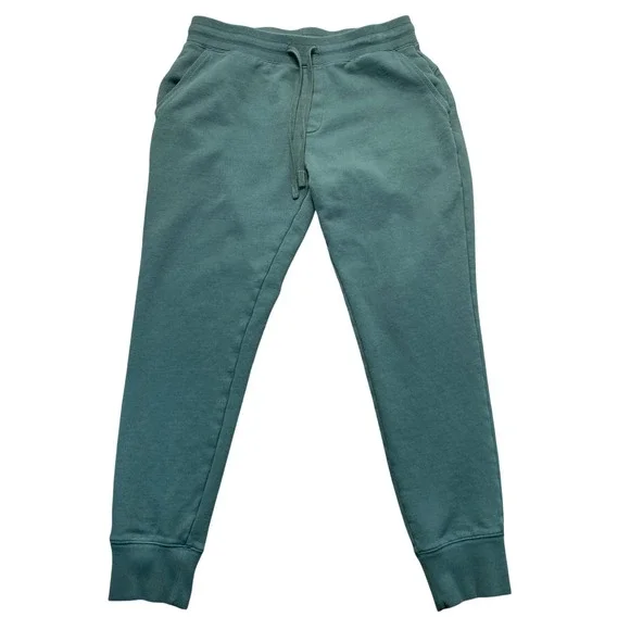 Greyson Performance Joggers Mens Medium Green Fleece Sweatpants Golf