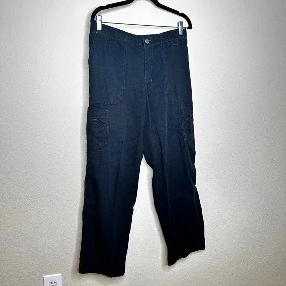 Carhartt Medical C54108 Black Ripstop Cargo Pants Mens Small Regular Utility