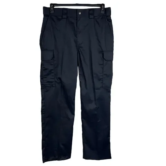 5.11 Tactical Series Mens 34” Waist Twill BDU Class-B Cargo Pants Zip-Fly Navy