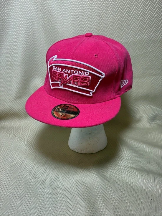 New Era San Antonio Spurs Pink Fitted Hat