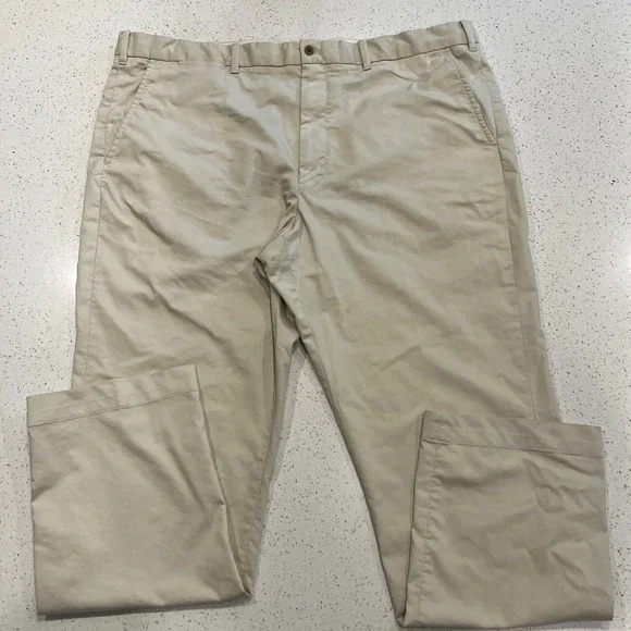 Polo Golf Ralph Lauren Pants Men's 42/32 Golf Tailored Fit Light Khaki