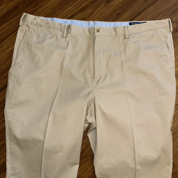 Polo Ralph Lauren Men's Chino Stretch Classic Cotton Twill Pants Khaki 50B/32