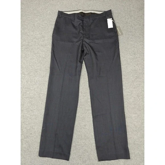 Michael Kors Pants Mens 36x32 Blue Matisse Dress Stretch Comfort Waistband New