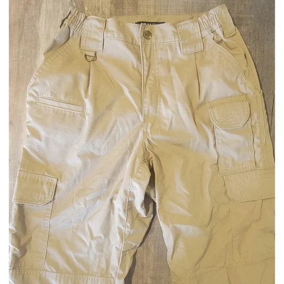 5.11 Tactical Mens 30x34 74273 Cargo Utility Work Pants Beige Khaki Tan