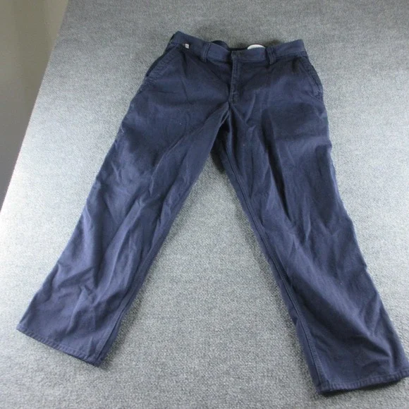 Carhartt FR Pants Mens 36x30 Blue Flame Resistant CAT 2 Canvas Chino Workwear