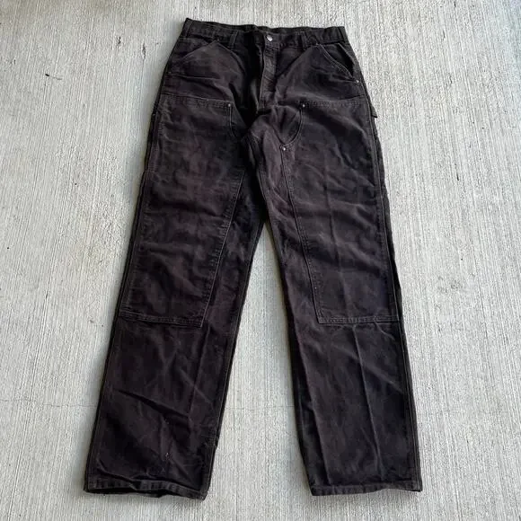 Carhartt brown double knee work wear carpenter pants