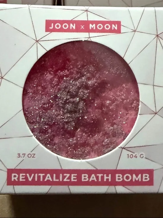 June x Moon Pink Revitalize Geode Bath Bomb