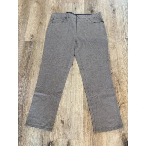 Daniel Cremieux Signature Collection 100% Cotton Pants Mens 36x30 Brown NWT