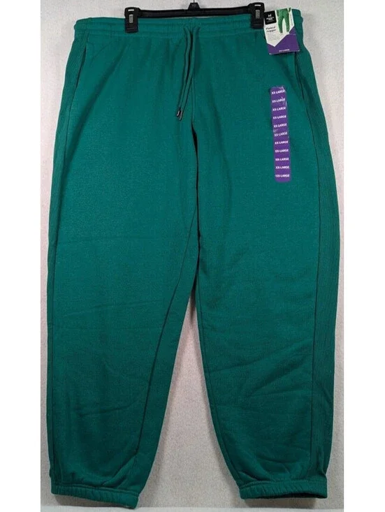 Member's Mark - Men's - Green Classic Fit - Pocket Tech Fleece Pants - Size XXL