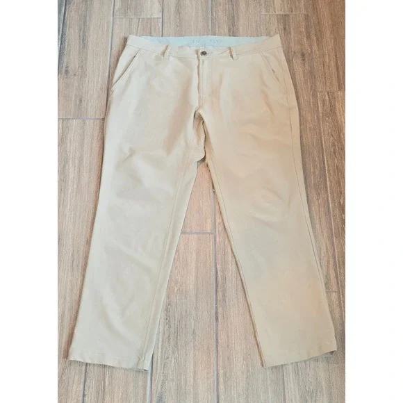 Free Fly Mens Nomad Pants Khaki Tan Performance Stretch Travel Hiking 36x30
