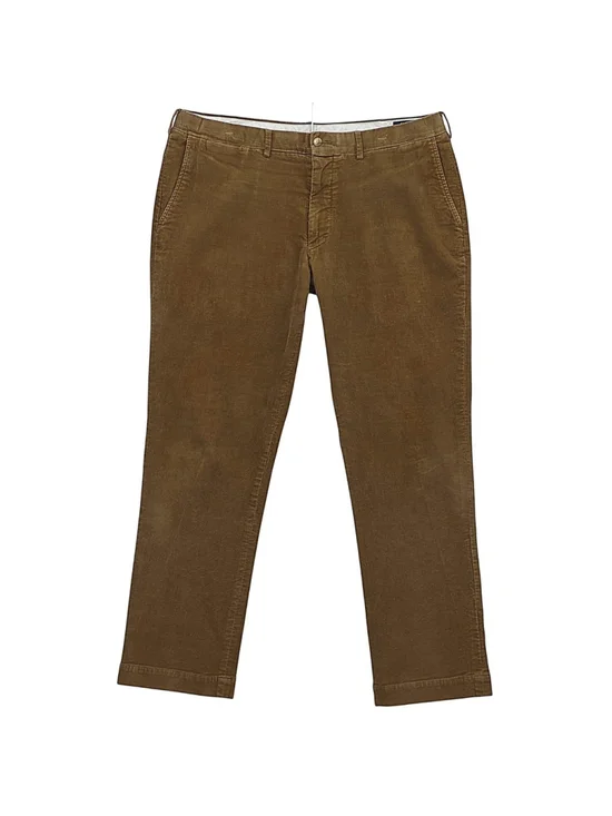 Polo Ralph Lauren Stretch Classic Fit Corduroy Pants Mens 38x30 Brown Cotton