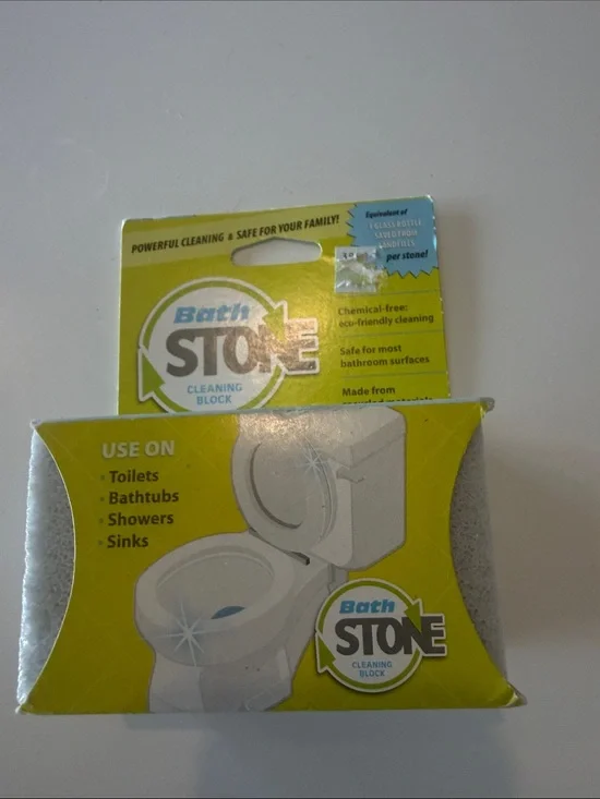 Bath Stone Cleaning Block - Gray NIB Bed, Bath and Beyond