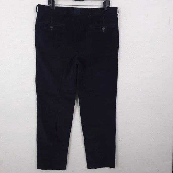 Lauren Ralph Lauren Corduroy Pants Mens 34x32 Fits 36x30 Blue Straight Leg