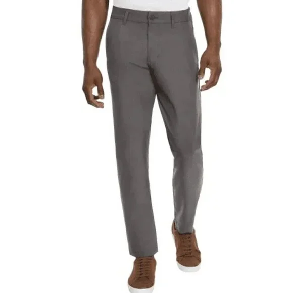 NEW Marc New York Andrew Marc Men's 30x29  Gray Commuter Pants Relaxed Fit