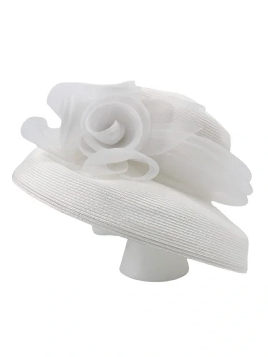 Vintage Betmar New York Organza Wide Brim Hat