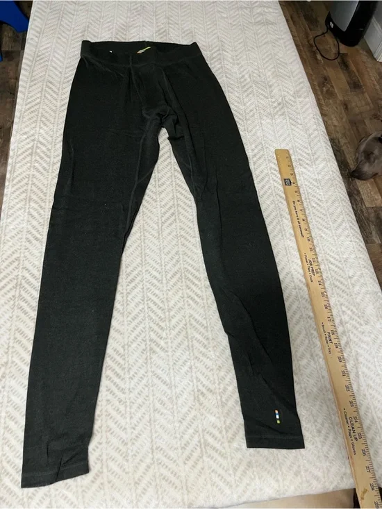 Smartwool Men’s Black Thermal Base Layer Leggings Medium