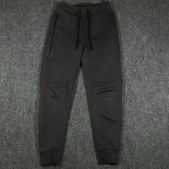 Nike Tech Fleece Jogger Pants Men's Small Gray Slim Fit Tapered Gym FQ1884-060