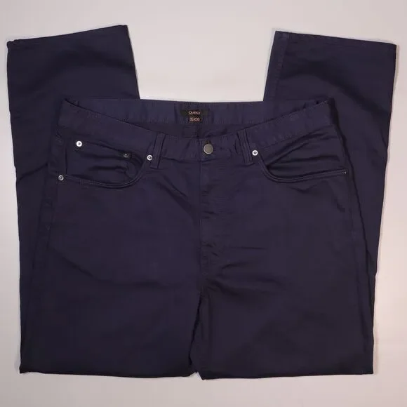 Quince Comfort Stretch Traveler 5-Pocket Pants Deep Navy Mens 35X30