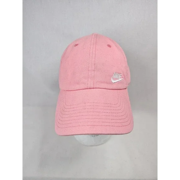 Women's Pink Nike Cotton OSFM‎ Hat Cap Adjustable Heritage86 Classic 832597-808