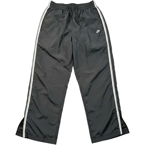 Vintage Nike Track Pants XL Black Windbreaker Mesh Lined 32