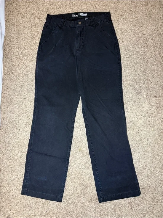 Carhartt Black Straight-Leg Casual Pants