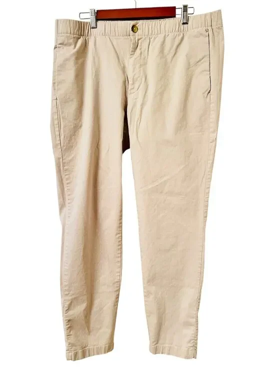 Denim & Flower Ricky Singh Slim Fit Chino Pants Khaki Men's XL Stretch