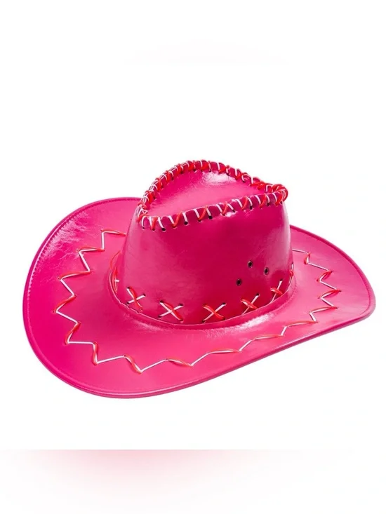 Light up Pink Western Cowboy Hat