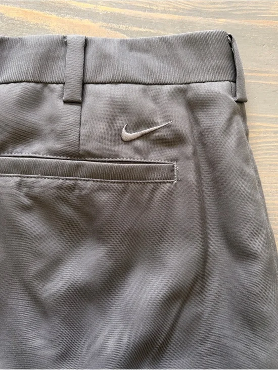 Nike Golf Gray Dri-FIT Performance Pants with Embroidered Swoosh