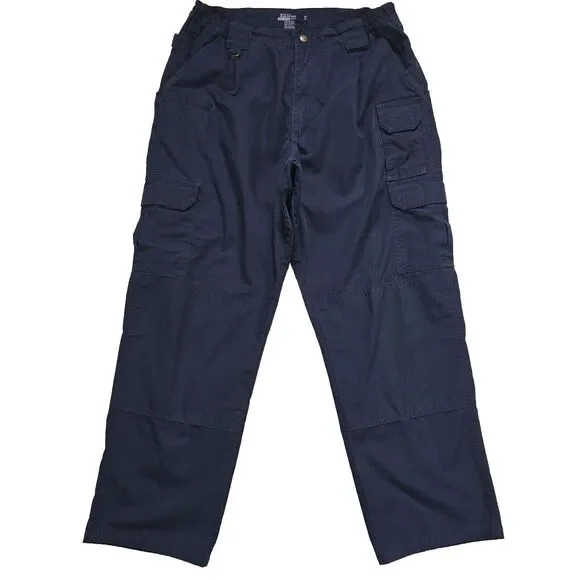 5.11 Tactical Pants Mens 36X34 Blue Straight Fit Canvas Outdoor Workwear
