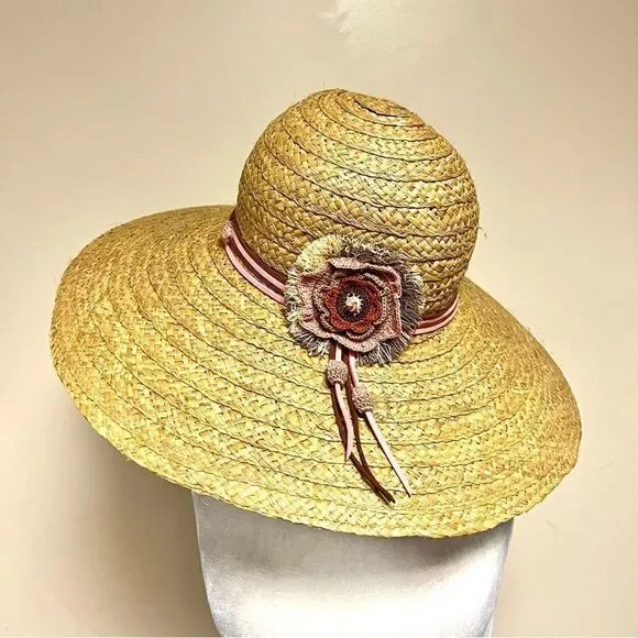 Callahan raffia braided hat.   Size S