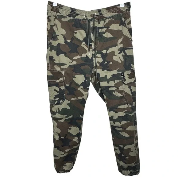 True Religion Camo Cargo SN Jogger‎ Hunting Pants Large