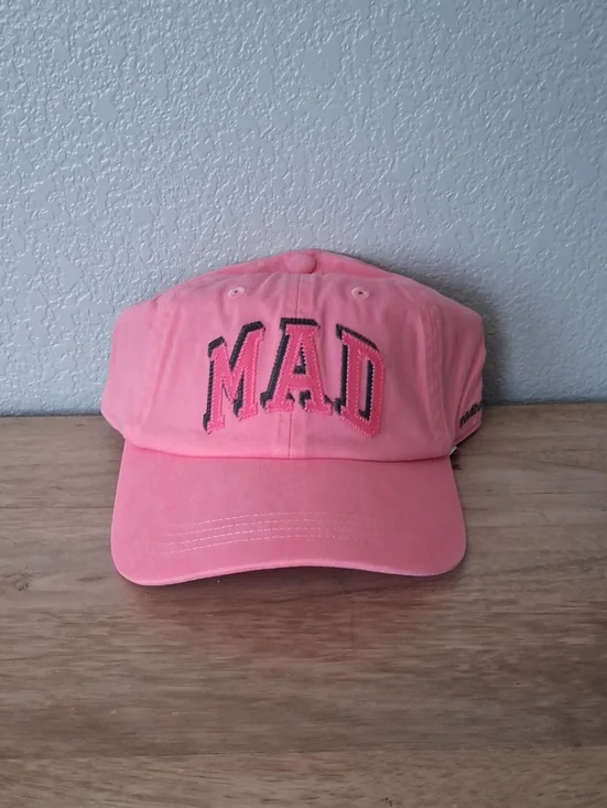 Madhappy Pink Embroidered MAD Baseball Cap
