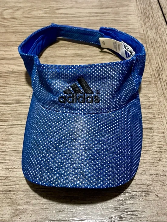 Adidas visor with zippered pocket