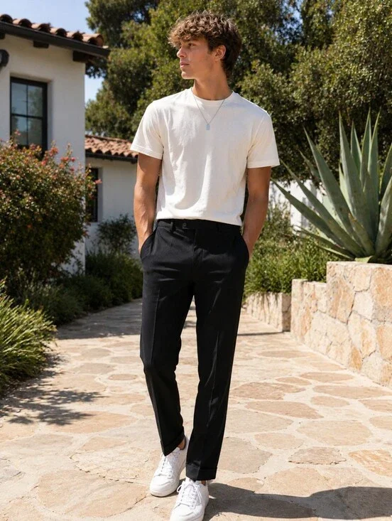 Van Heusen Flex black dress pants Men’s size 36W x 30L Classic black tailored