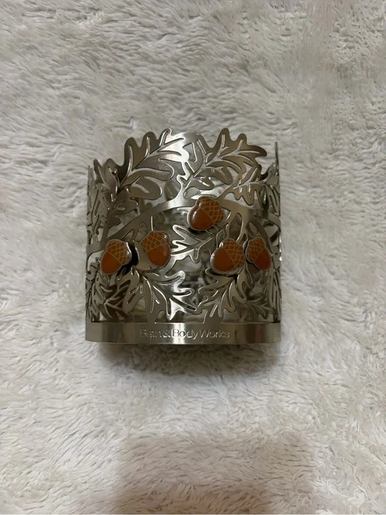 RARE Bath and Body Works Fall Acorn Soap Body Wash or Hand Soap Holder Autumn
